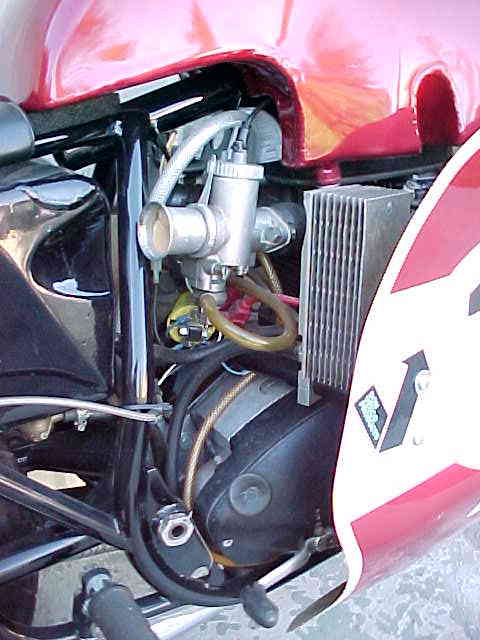 Close-Up Parts Of A50 Road Racer